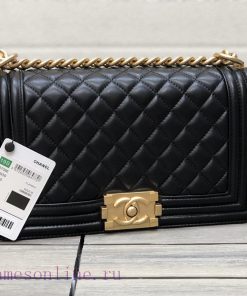 Chanel Bag 𝐋𝐞𝐁𝐨𝐲 Sheepskin Series Customized Original Sheepskin Leather Delicate, Smooth, Sy 7pusmtid
