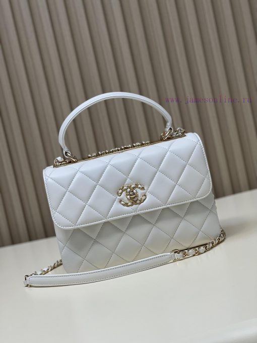 Chanel Bag 𝟮𝟯𝐒𝐓𝐫𝐞𝐧𝐝𝐲 Classic Edition 𝑇𝑟𝑒𝑛𝑑𝑦𝐶𝐶Imported lambskinThe overall feel of the bag is r7x4bllp