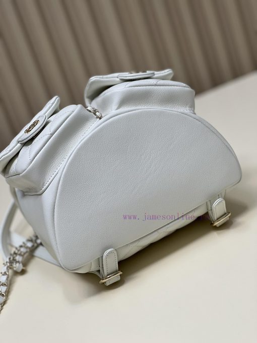 Chanel Bag 𝟮𝟯𝗣 Super popular double backpack, very small in size, about the same size as the 5cj9yxnu - Image 5