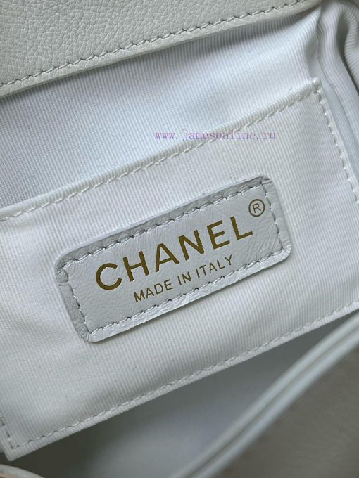 Chanel Bag 𝟮𝟯𝗣 Super popular double backpack, very small in size, about the same size as the pudvei7j - Image 10