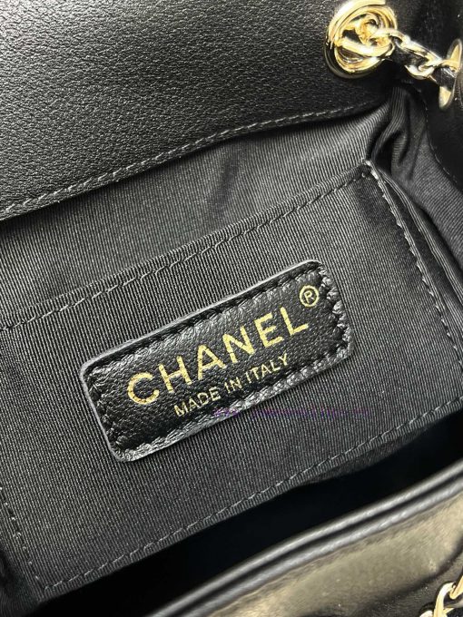 Chanel Bag 𝟮𝟯𝗣 Super popular double backpack, very small in size, about the same size as the 1a5rf5u6 - Image 10