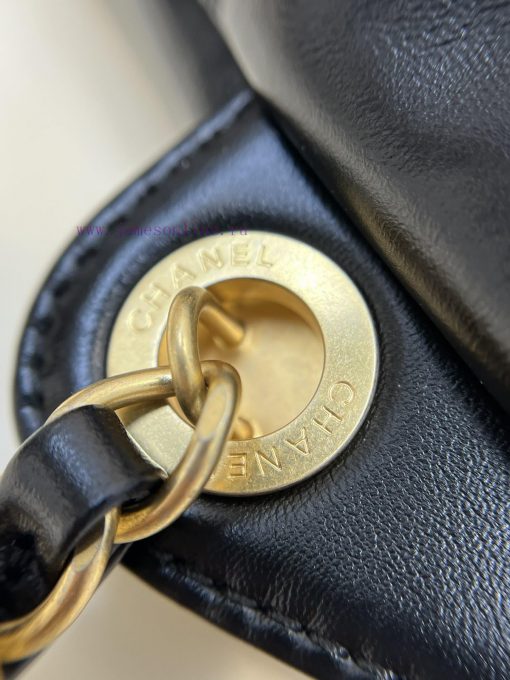 Chanel Bag 𝟮𝟮𝗯𝗮𝗴 Small backpack made of original calf leather, with a minimalist appearance mlszcsnx - Image 5