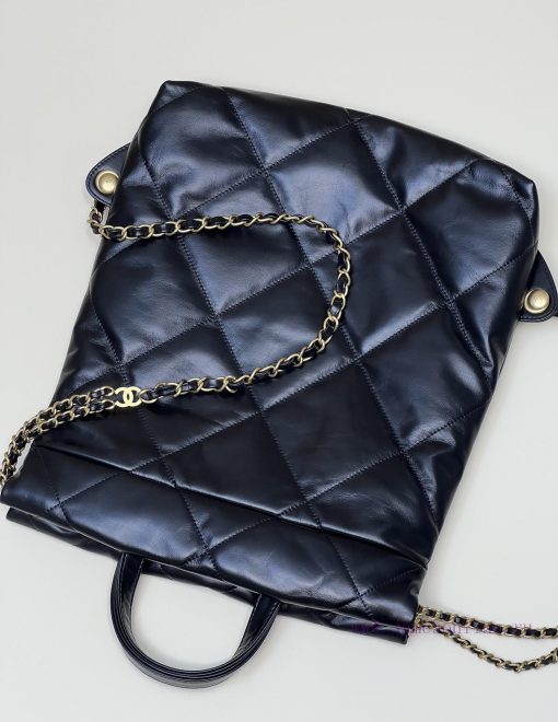 Chanel Bag 𝟮𝟮𝗯𝗮𝗴 Small backpack made of original calf leather, with a minimalist appearance mlszcsnx - Image 6
