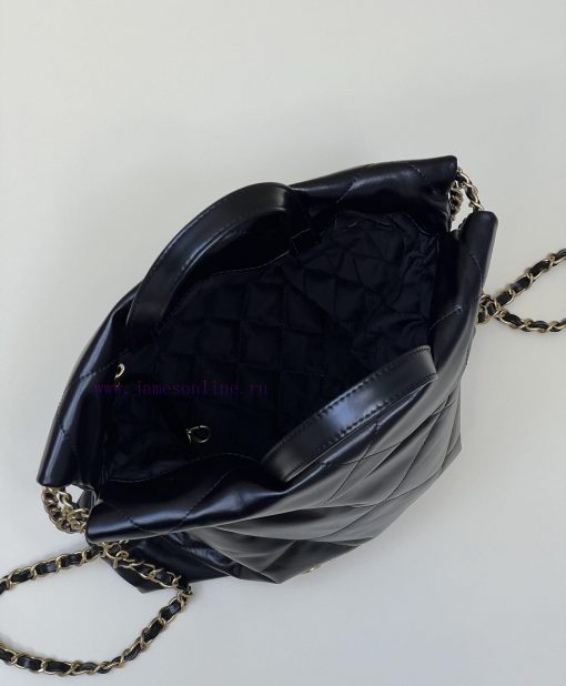 Chanel Bag 𝟮𝟮𝗯𝗮𝗴 Small backpack made of original calf leather, with a minimalist appearance mlszcsnx - Image 8