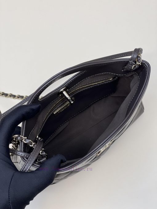 Chanel Bag 𝟮𝟯𝐀𝟯𝟭𝐛𝐚𝐠 𝐦𝐢𝐧𝐢 High end handmade workshop runway bag king, 𝐌𝐨𝐧𝐭𝐞𝐛𝐞𝐥𝐥𝐨 tire cowhide 27bhr05z - Image 9
