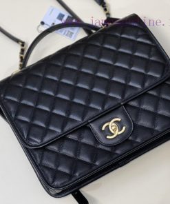 Chanel Bag 𝗖𝗛𝗔𝗡𝗘𝗟𝟮𝟮𝗸 Handheld backpackThe leather is made of imported ball patterned cowhide pp5kvqvq