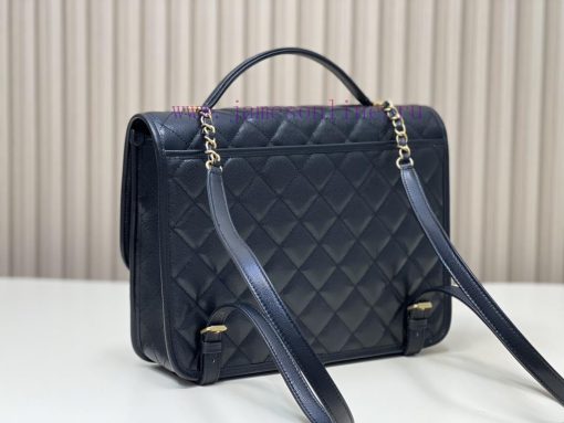 Chanel Bag 𝗖𝗛𝗔𝗡𝗘𝗟𝟮𝟮𝗸 Handheld backpackThe leather is made of imported ball patterned cowhide pp5kvqvq - Image 3