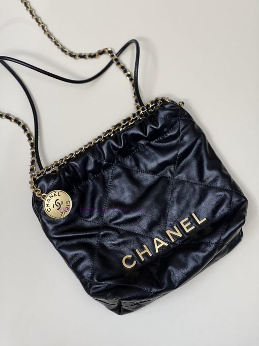 Chanel Bag 𝟮𝟯𝗦𝟮𝟮𝗯𝗮𝗴𝗠𝗶𝗻𝗶 Black GoldThousands of eagerly anticipated shoes are here, a reduced 3jenaved - Image 2