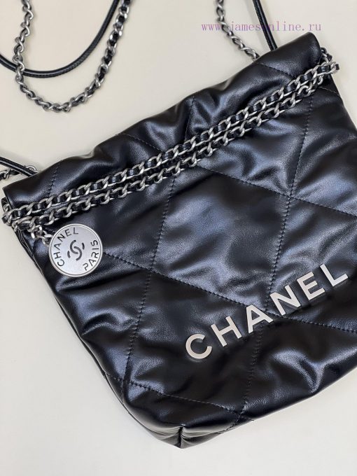 Chanel Bag 𝟮𝟯𝗦𝟮𝟮𝗯𝗮𝗴𝗠𝗶𝗻𝗶 Black SilverThousands of eagerly anticipated shoes are here, a reduc pl36xle6 - Image 3