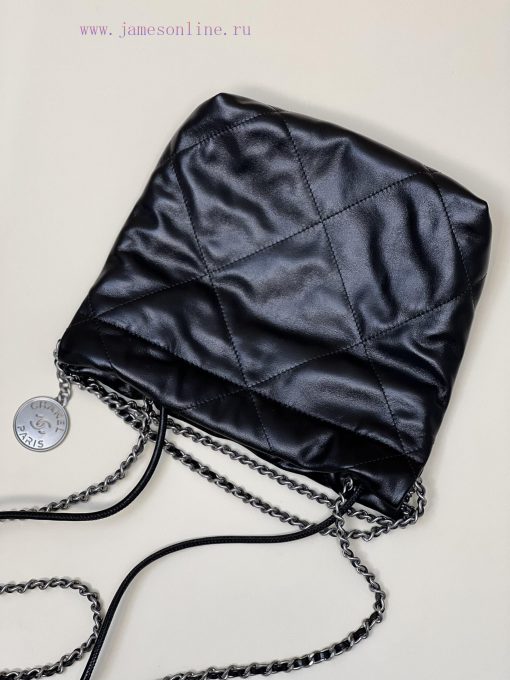 Chanel Bag 𝟮𝟯𝗦𝟮𝟮𝗯𝗮𝗴𝗠𝗶𝗻𝗶 Black SilverThousands of eagerly anticipated shoes are here, a reduc pl36xle6 - Image 6