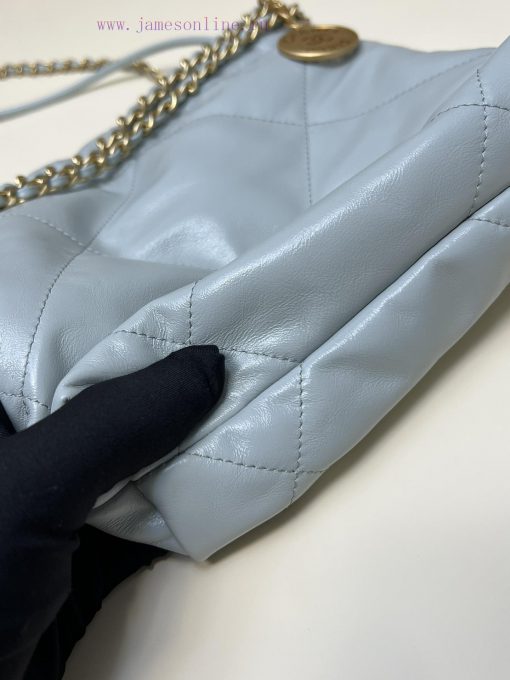 Chanel Bag 𝟮𝟯𝗦𝟮𝟮𝗯𝗮𝗴𝗠𝗶𝗻𝗶 Haze Blue/GoldThousands of eagerly anticipated shoes are here, a red 78ssa8i5 - Image 7