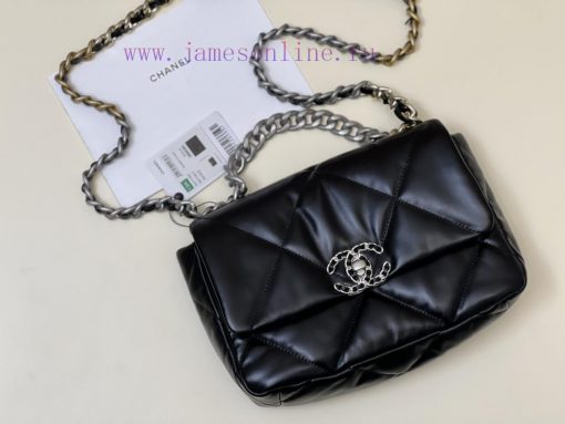Chanel Bag Annual Pack King 𝟏𝟗𝐁𝐚𝐠 Calf BlackMouth cap, foreskin, calf leatherGold, silver, a veh5r3x4 - Image 2