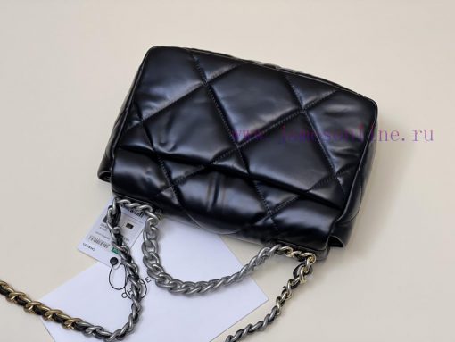 Chanel Bag Annual Pack King 𝟏𝟗𝐁𝐚𝐠 Calf BlackMouth cap, foreskin, calf leatherGold, silver, a veh5r3x4 - Image 6