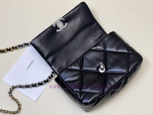 Chanel Bag Annual Pack King 𝟏𝟗𝐁𝐚𝐠 Calf BlackMouth cap, foreskin, calf leatherGold, silver, a veh5r3x4 - Image 7