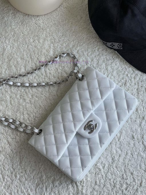 Chanel Bag 𝗖𝗛𝗔𝗡𝗘𝗟𝘾𝙁 Series Caviar Ball Pattern Quality with Sheepskin Inner𝙎𝙞𝙯𝙚 𝟮𝟯𝗰𝗺Model 𝟭𝟭 1wiq6jpz