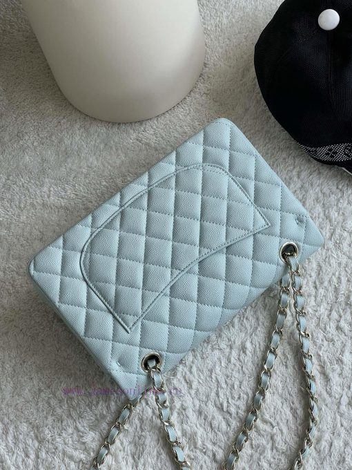 Chanel Bag 𝗖𝗛𝗔𝗡𝗘𝗟𝘾𝙁 Series Caviar Ball Pattern Quality with Sheepskin Inner𝙎𝙞𝙯𝙚 𝟮𝟯𝗰𝗺Model 𝟭𝟭 aq8pvi18 - Image 4