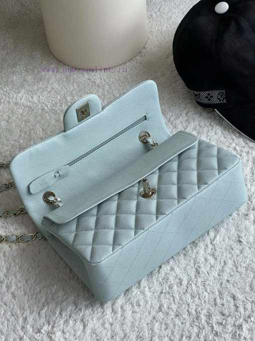 Chanel Bag 𝗖𝗛𝗔𝗡𝗘𝗟𝘾𝙁 Series Caviar Ball Pattern Quality with Sheepskin Inner𝙎𝙞𝙯𝙚 𝟮𝟯𝗰𝗺Model 𝟭𝟭 aq8pvi18 - Image 7