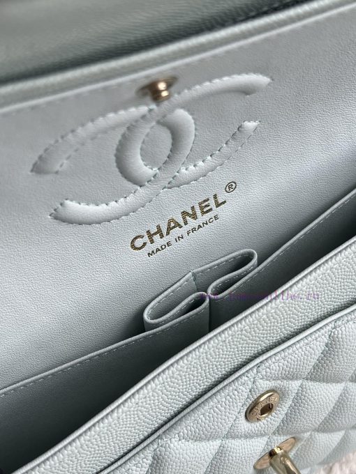 Chanel Bag 𝗖𝗛𝗔𝗡𝗘𝗟𝘾𝙁 Series Caviar Ball Pattern Quality with Sheepskin Inner𝙎𝙞𝙯𝙚 𝟮𝟯𝗰𝗺Model 𝟭𝟭 aq8pvi18 - Image 10