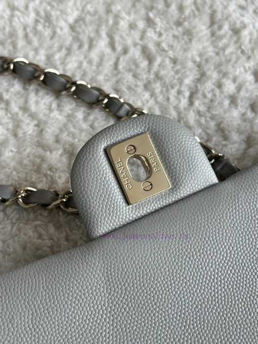 Chanel Bag 𝗖𝗛𝗔𝗡𝗘𝗟𝘾𝙁 Series Caviar Ball Pattern Quality with Sheepskin Inner𝙎𝙞𝙯𝙚 𝟮𝟱.𝟱𝗰𝗺Model l7yz9ouz - Image 8