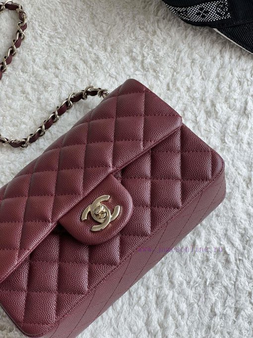 Chanel Bag 𝗖𝗛𝗔𝗡𝗘𝗟𝘾𝙁 Series Caviar Ball Pattern Quality with Sheepskin Inner𝙎𝙞𝙯𝙚 𝟮𝟬𝗰𝗺Model 𝟭𝟭 kny2bwa0 - Image 3