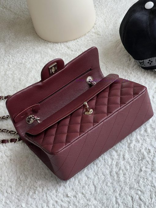 Chanel Bag 𝗖𝗛𝗔𝗡𝗘𝗟𝘾𝙁 Series Caviar Ball Pattern Quality with Sheepskin Inner𝙎𝙞𝙯𝙚 𝟮𝟯𝗰𝗺Model 𝟭𝟭 rxq4ucal - Image 7