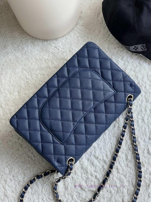 Chanel Bag 𝗖𝗛𝗔𝗡𝗘𝗟𝘾𝙁 Series Caviar Ball Pattern Quality with Sheepskin Inner𝙎𝙞𝙯𝙚 𝟮𝟱.𝟱𝗰𝗺Model qoxud9xb - Image 4