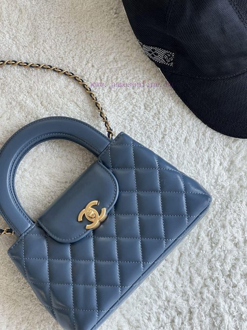 Chanel Bag 𝟮𝟯𝗞𝗞𝗲𝗹𝗹𝘆 Handheld chain bagCowhide with goldSize 𝟭𝟵𝘅𝟭𝟯𝘅𝟳𝗰𝗺Model 𝟰𝟰𝟭𝟲 ogkfr03e - Image 3