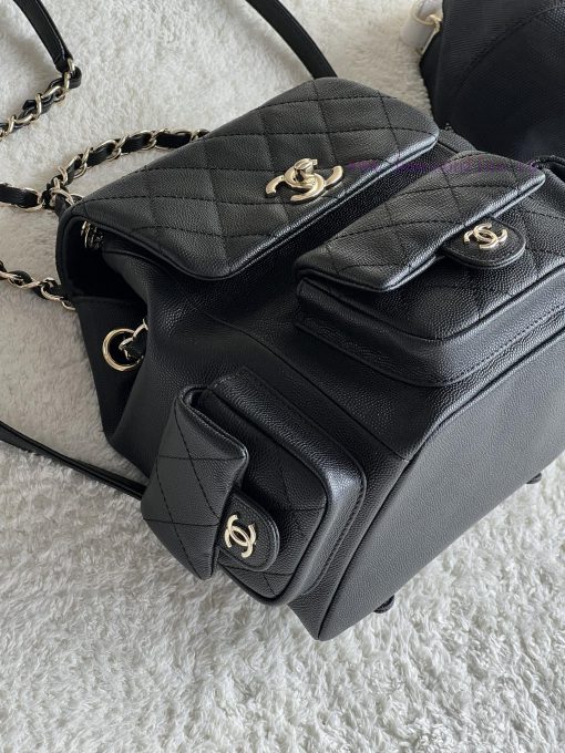 Chanel Bag 𝟮𝟯𝗸 New backpackThe leather is made of caviar and cowhideThe perfect combination iju587wa - Image 6