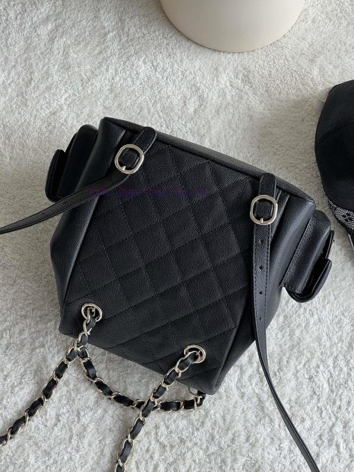 Chanel Bag 𝟮𝟯𝗸 New backpackThe leather is made of caviar and cowhideThe perfect combination iju587wa - Image 7