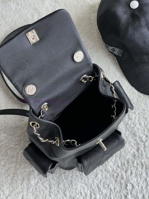 Chanel Bag 𝟮𝟯𝗸 New backpackThe leather is made of caviar and cowhideThe perfect combination iju587wa - Image 9
