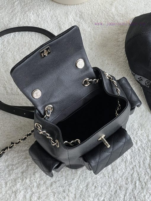 Chanel Bag 𝟮𝟯𝗸 New backpackThe leather is made of caviar and cowhideThe perfect combination jqpjgoxz - Image 8