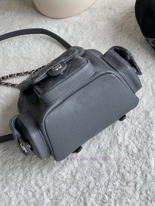 Chanel Bag 𝟮𝟯𝗸 New backpackThe leather is made of caviar and cowhideThe perfect combination grtth83n - Image 5