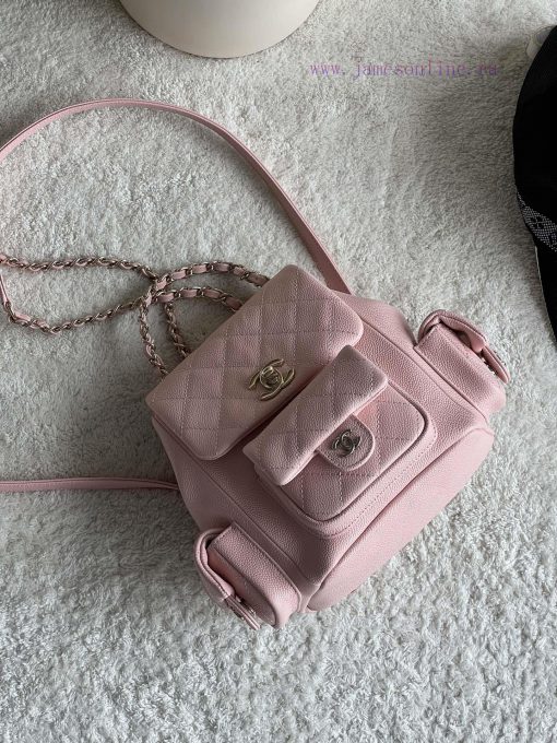 Chanel Bag 𝟮𝟯𝗸 New backpackThe leather is made of caviar and cowhideThe perfect combination 1kaqanbj - Image 2