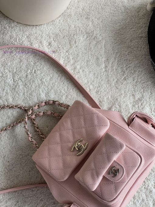 Chanel Bag 𝟮𝟯𝗸 New backpackThe leather is made of caviar and cowhideThe perfect combination 1kaqanbj - Image 3