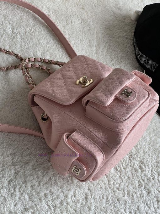Chanel Bag 𝟮𝟯𝗸 New backpackThe leather is made of caviar and cowhideThe perfect combination 1kaqanbj - Image 4