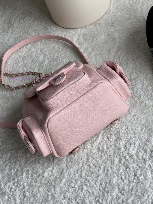 Chanel Bag 𝟮𝟯𝗸 New backpackThe leather is made of caviar and cowhideThe perfect combination 1kaqanbj - Image 5