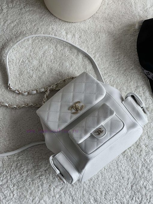 Chanel Bag 𝟮𝟯𝗸 New backpackThe leather is made of caviar and cowhideThe perfect combination k6ui9t40 - Image 2