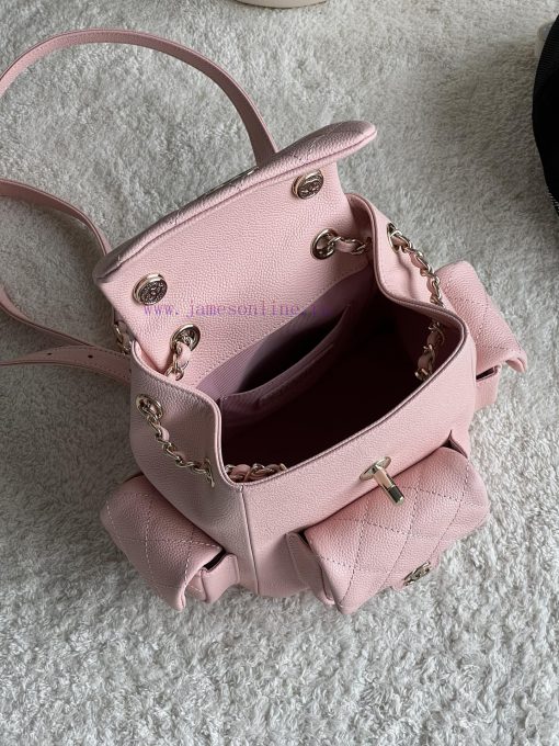 Chanel Bag 𝟮𝟯𝗸 New backpackThe leather is made of caviar and cowhideThe perfect combination 1kaqanbj - Image 9
