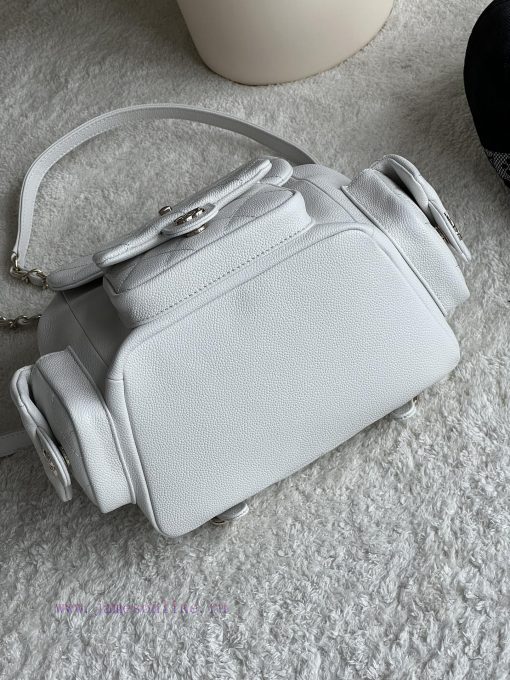 Chanel Bag 𝟮𝟯𝗸 New backpackThe leather is made of caviar and cowhideThe perfect combination k6ui9t40 - Image 5