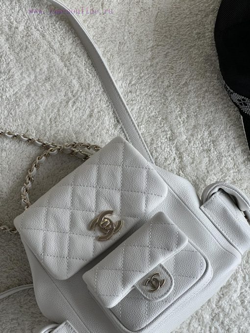 Chanel Bag 𝟮𝟯𝗸 New backpackThe leather is made of caviar and cowhideThe perfect combination tqitz9tg - Image 3