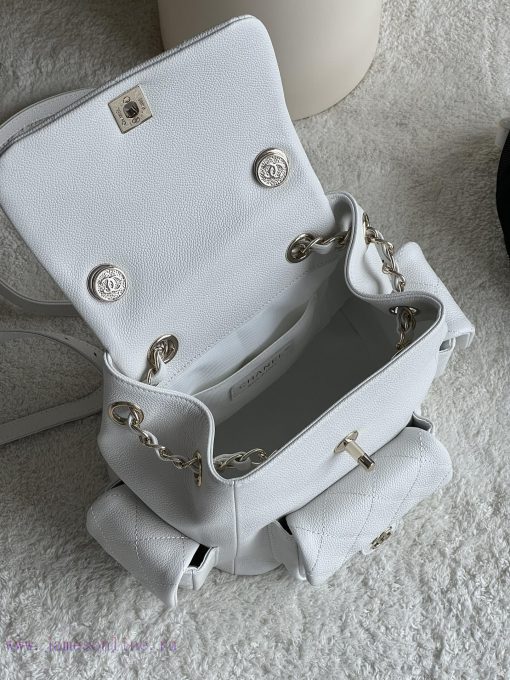 Chanel Bag 𝟮𝟯𝗸 New backpackThe leather is made of caviar and cowhideThe perfect combination k6ui9t40 - Image 9