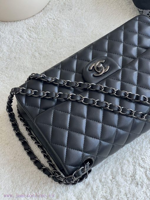 Chanel Bag 𝗖𝗛𝗔𝗡𝗘𝗟𝘾𝙁 series sheepskin quality with inner lambskinSize 𝟮𝟱 𝟱 𝗰𝗺Model 𝟭𝟭𝟭𝟭𝟮 wog7jfyu - Image 7