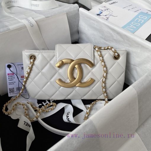 Chanel Bag Chanel 24C Early Spring Vacation Collection AS4611 Retro Metal Large Logo with a 6opvj1uy - Image 2