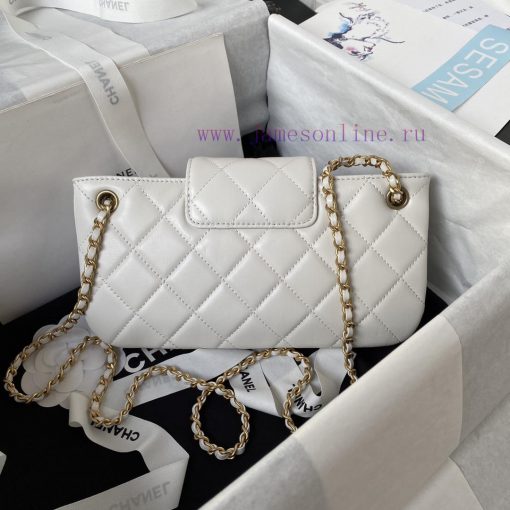 Chanel Bag Chanel 24C Early Spring Vacation Collection AS4611 Retro Metal Large Logo with a 6opvj1uy - Image 3