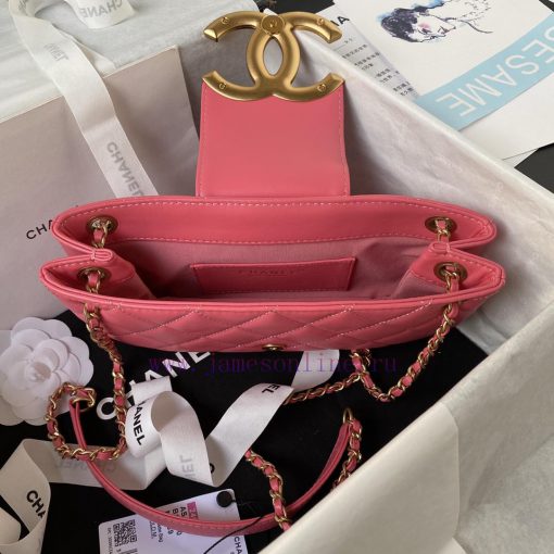 Chanel Bag Chanel 24C Early Spring Vacation Collection AS4611 Retro Metal Large Logo with a 31mo58mv - Image 8