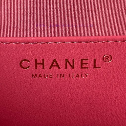 Chanel Bag Chanel 24C Early Spring Vacation Collection AS4611 Retro Metal Large Logo with a 31mo58mv - Image 9
