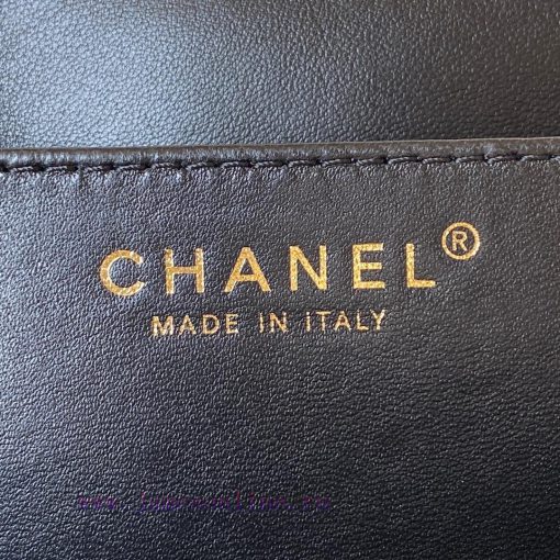 Chanel Bag Chanel 24C Early Spring Vacation Collection AS4603 Retro Metal Large Logo with a qyhwp6zt - Image 9
