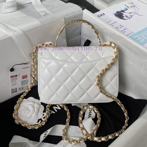 Chanel Bag Chanel 23B new handle AS4306 leather chain and diamond patterned mandarin duck bu 3xyq46p3 - Image 3