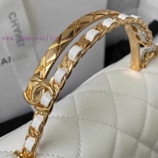 Chanel Bag Chanel 23B new handle AS4306 leather chain and diamond patterned mandarin duck bu 3xyq46p3 - Image 5