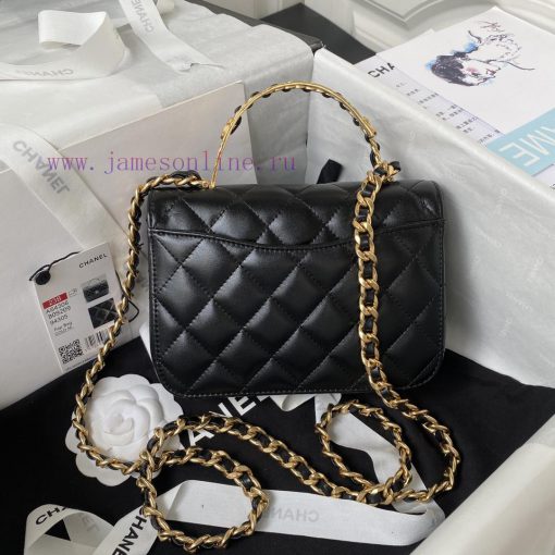 Chanel Bag Chanel 23B new handle AS4306 leather chain and diamond patterned mandarin duck bu erozz8qi - Image 3